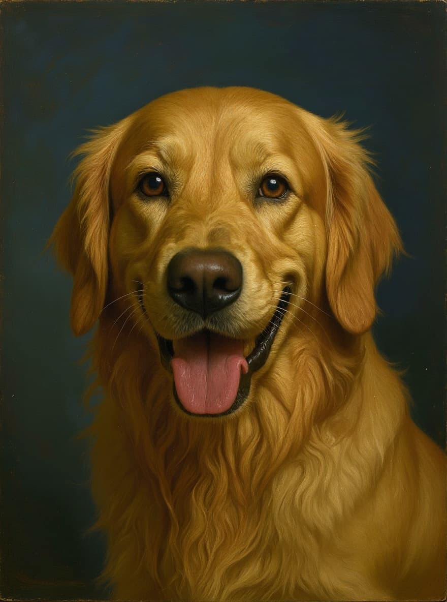 The Oil pet portrait by Maison Zola