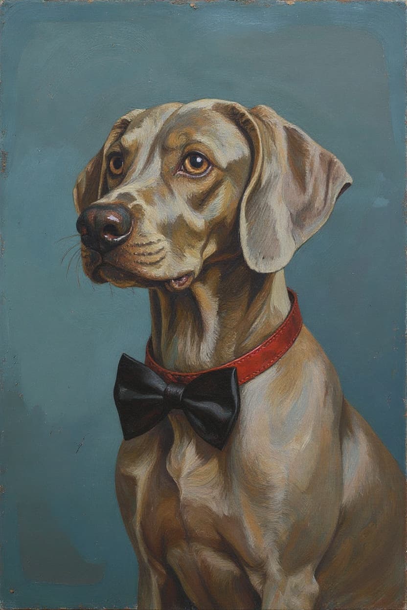 The Oil · Weimaraner